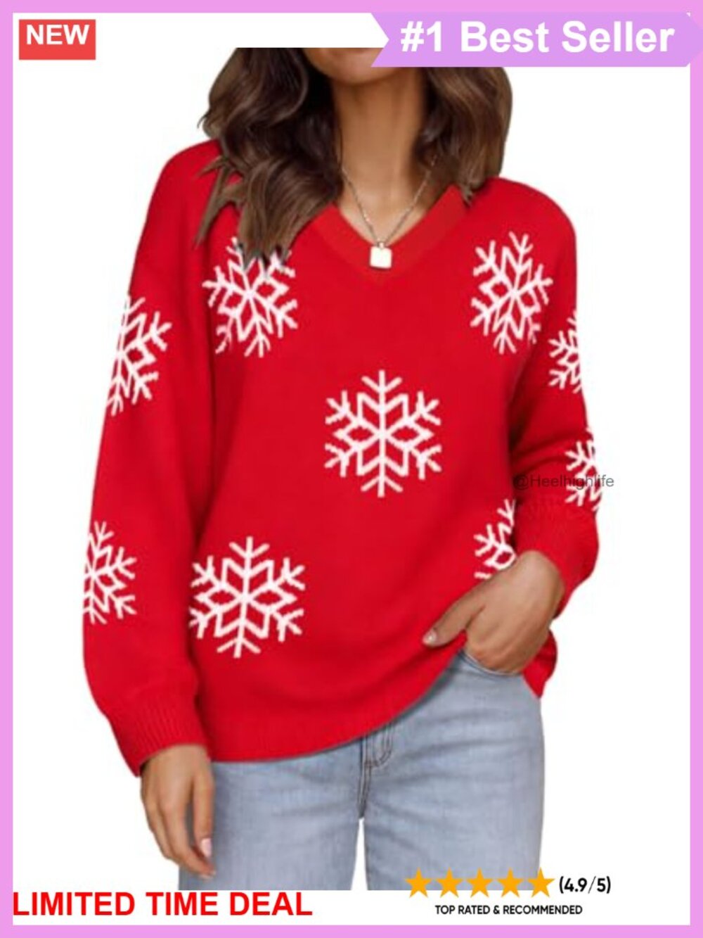 Plus Size Crewneck Pullover Sweater Long Sleeve Knit Jumper